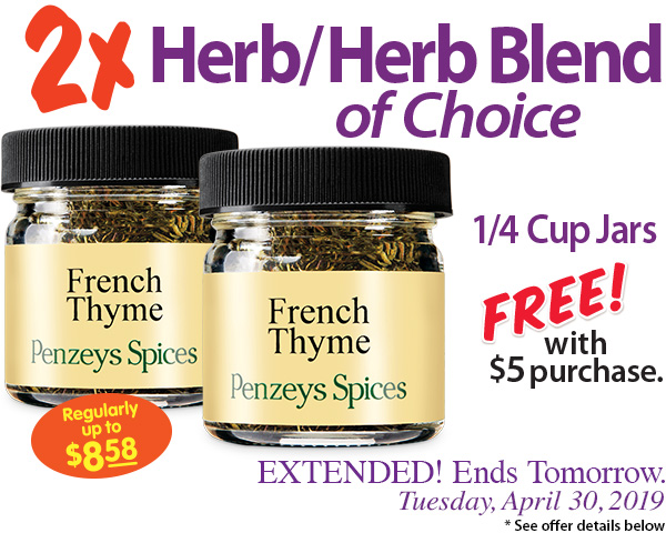 2x Herb/Herb Blend free w/ $5 purchase