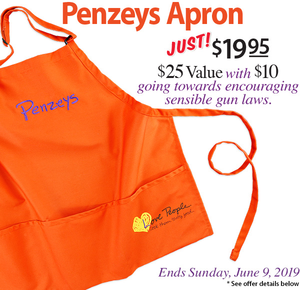 Penzeys Orange Apron