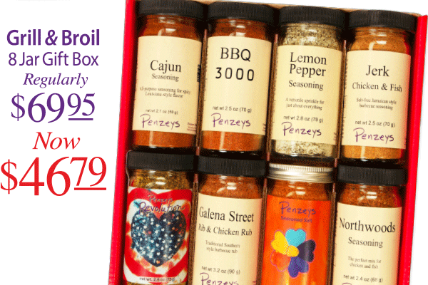 Grill & Broil 8 Jar Box