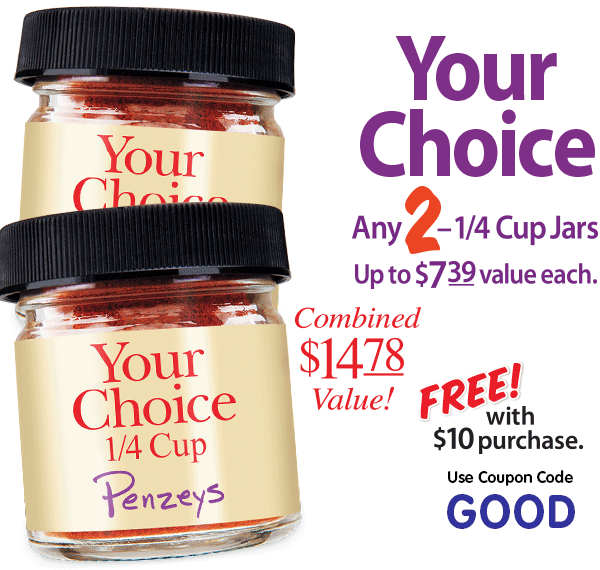 Your Choice Any 2 1/4 Cup Jars